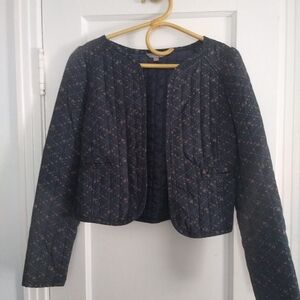 Women's Navy Quilted Jacket